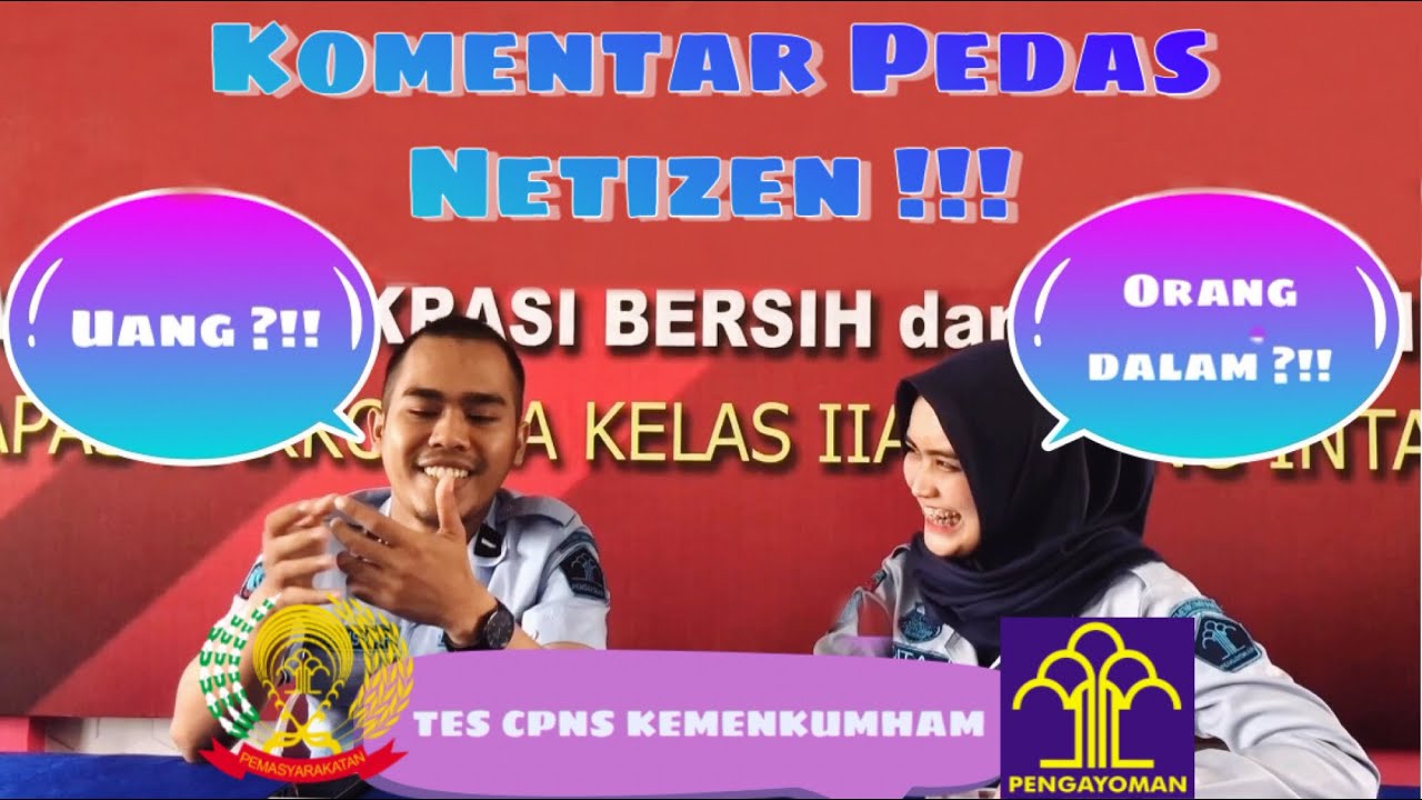 KOMENTAR NETIZEN TENTANG TES CPNS KEMENKUMHAM #VLOGSUSPAS