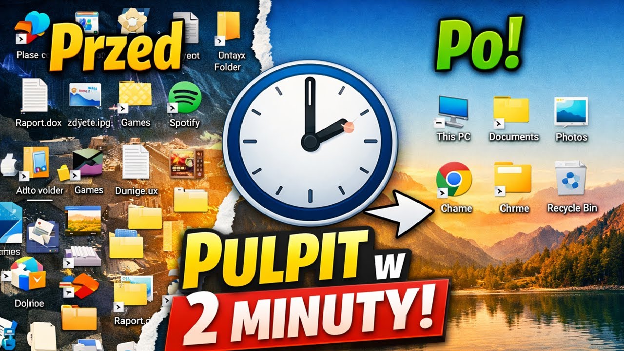Pulpit w 2 minuty! Jak ogarnąć bałagan na Windows jednym kliknięciem