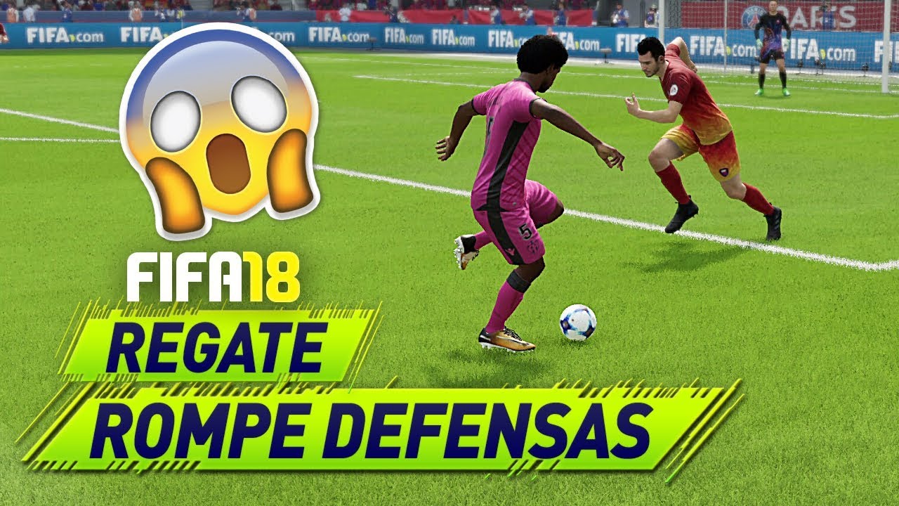 INCREÍBLE REGATE para ROMPER DEFENSAS en FIFA 18!!!