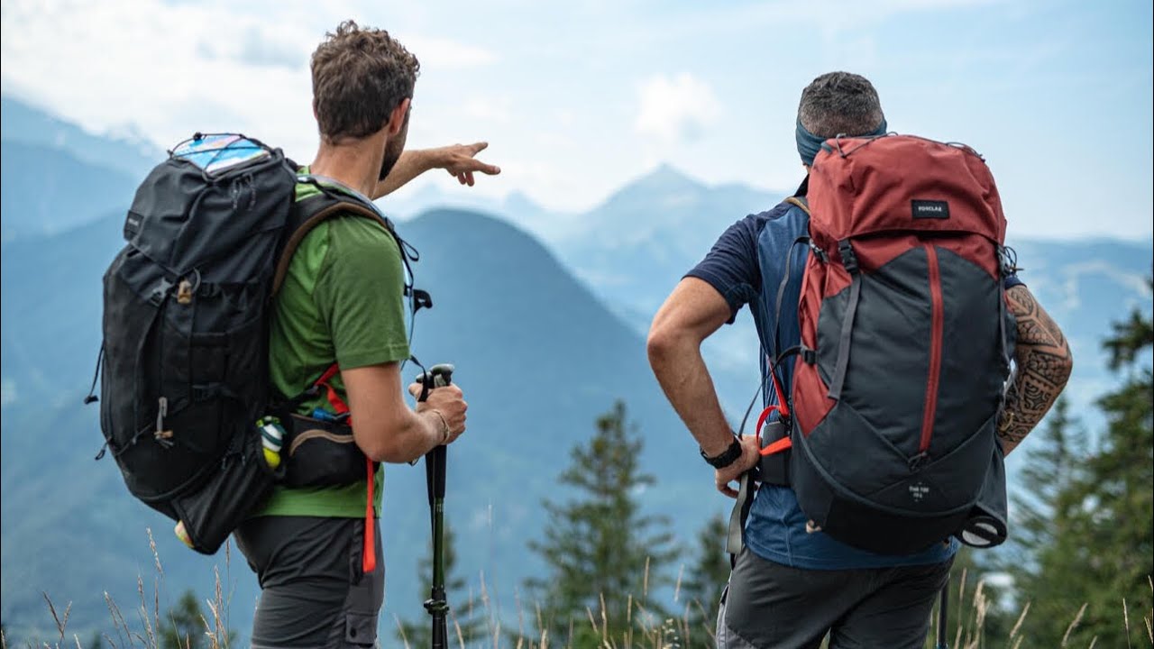 Unboxing Decathlon FORCLAZ Trekking Bag 70L Easy-Fit - MT 100 Mahogany