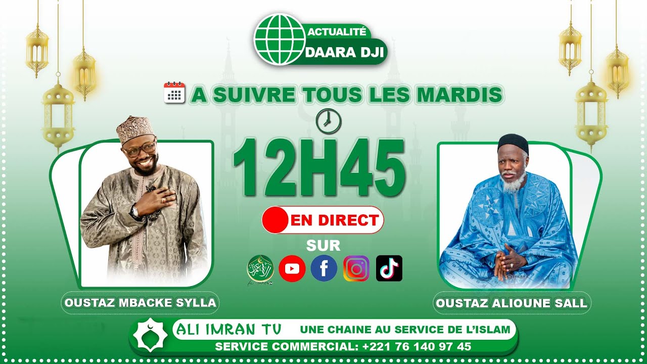 Direct :Actualités Xibaaru Daraa yi - Pape Doudou Ak Oustaz Alioune Sall du Mardi 17 Mars  2026