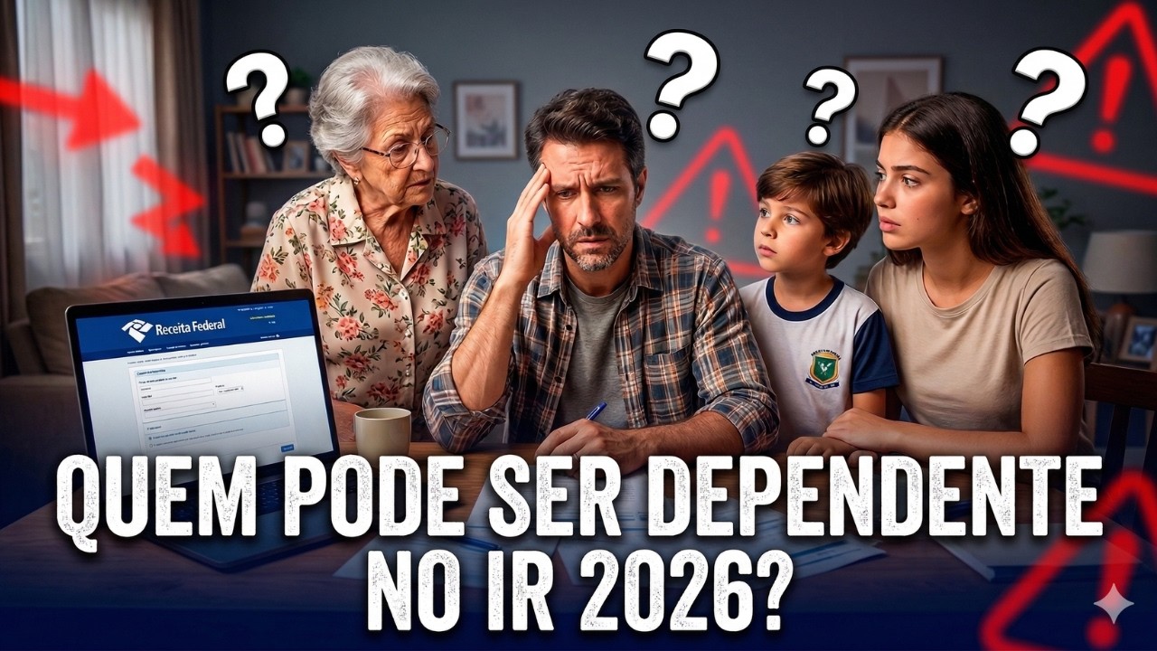 COMO DECLARAR DEPENDENTES NO IMPOSTO DE RENDA 2026