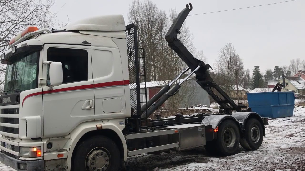 Köp Scania R144 flakväxlare på Klaravik