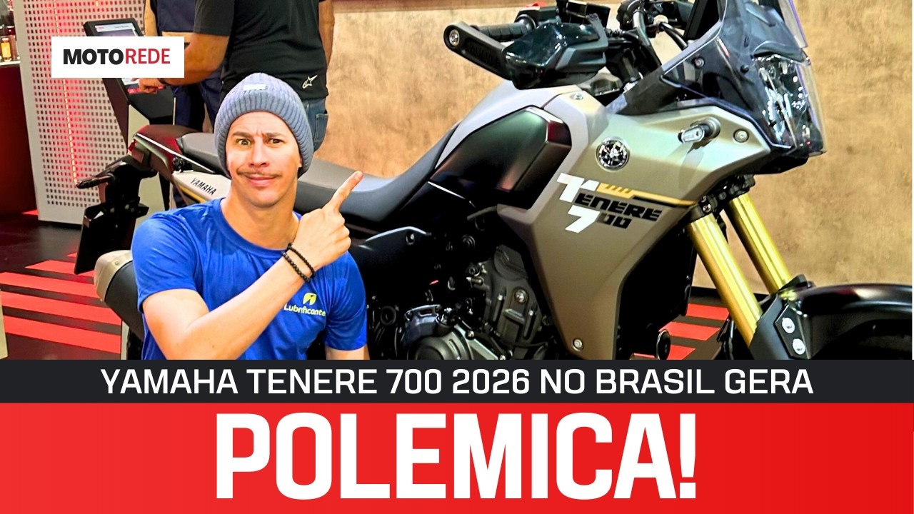 Nova Tenere 700 causa polêmica no Brasil! Resposta oficial Yamaha