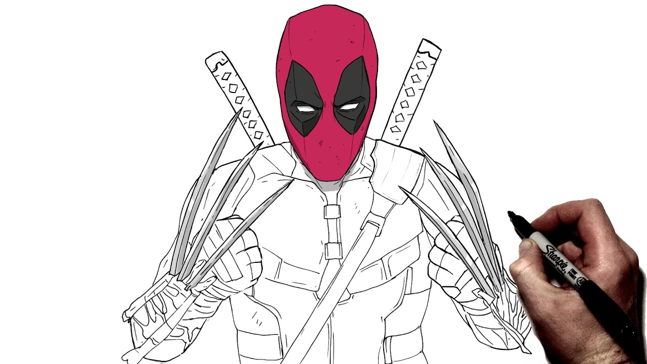 How To Draw Deadpool (Claws) | Step By Step | Deadpool & Wolverine