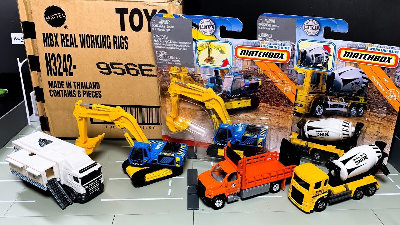 Lamley Live Unboxing: Matchbox Real Working Rigs 2019 Mix 3