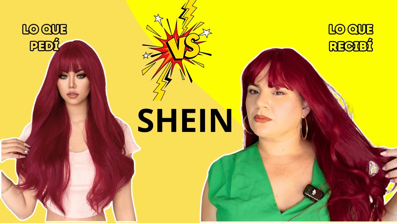 Probando pelucas económicas de SHEIN 🤔│LO QUE PEDI vs LO QUE RECIBI