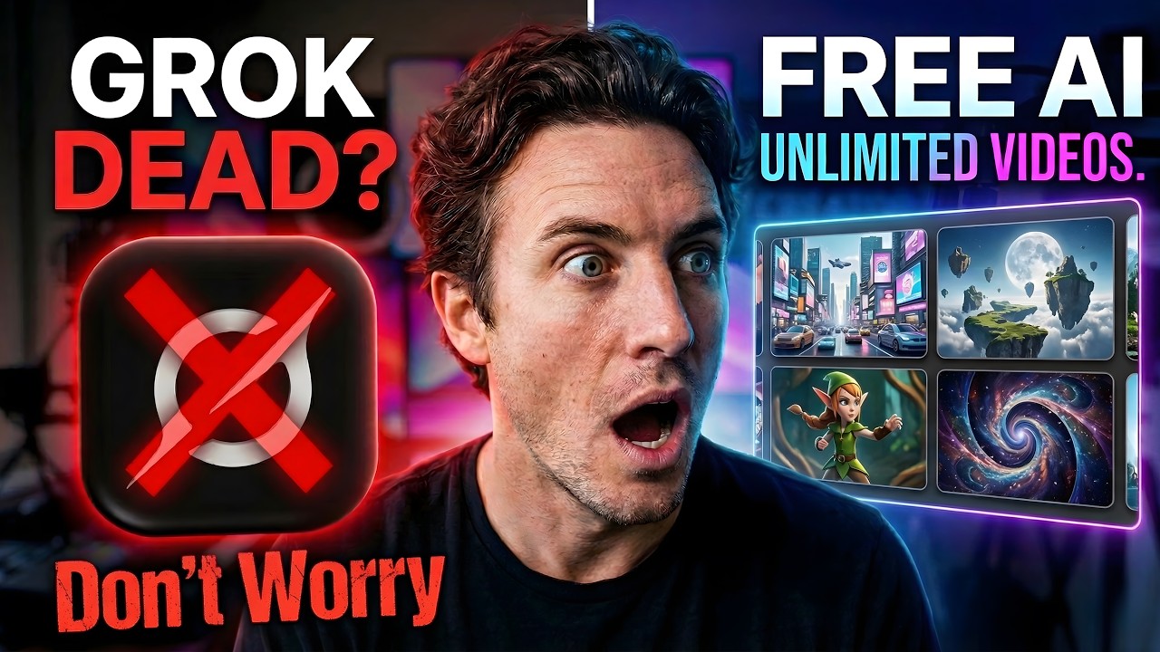 Best FREE Grok AI Alternatives (Unlimited AI Video Generator Tools) &mdash; No Watermark