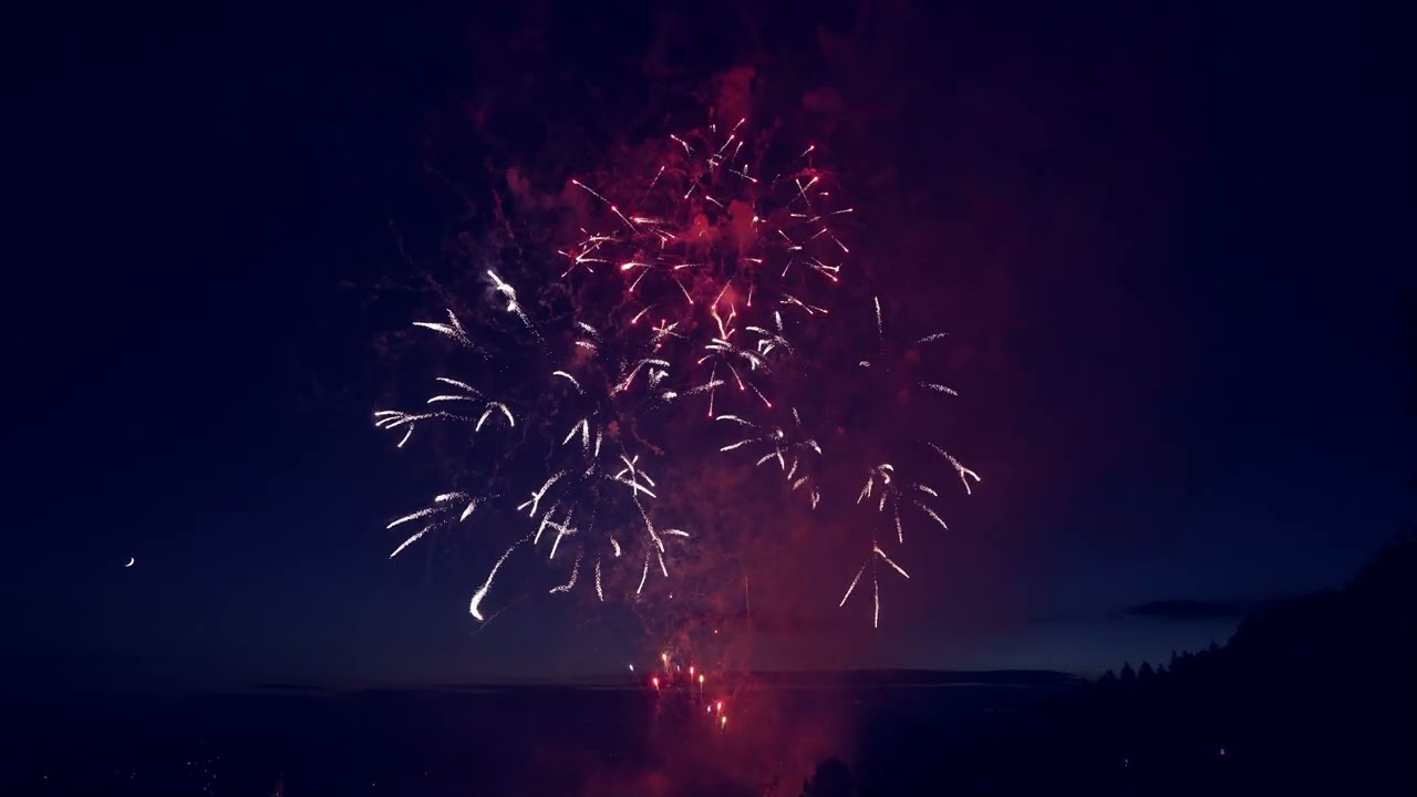 Höhenfeuerwerk Annaberger KÄT Sinfonie der Farben  - mit einer Überraschung-