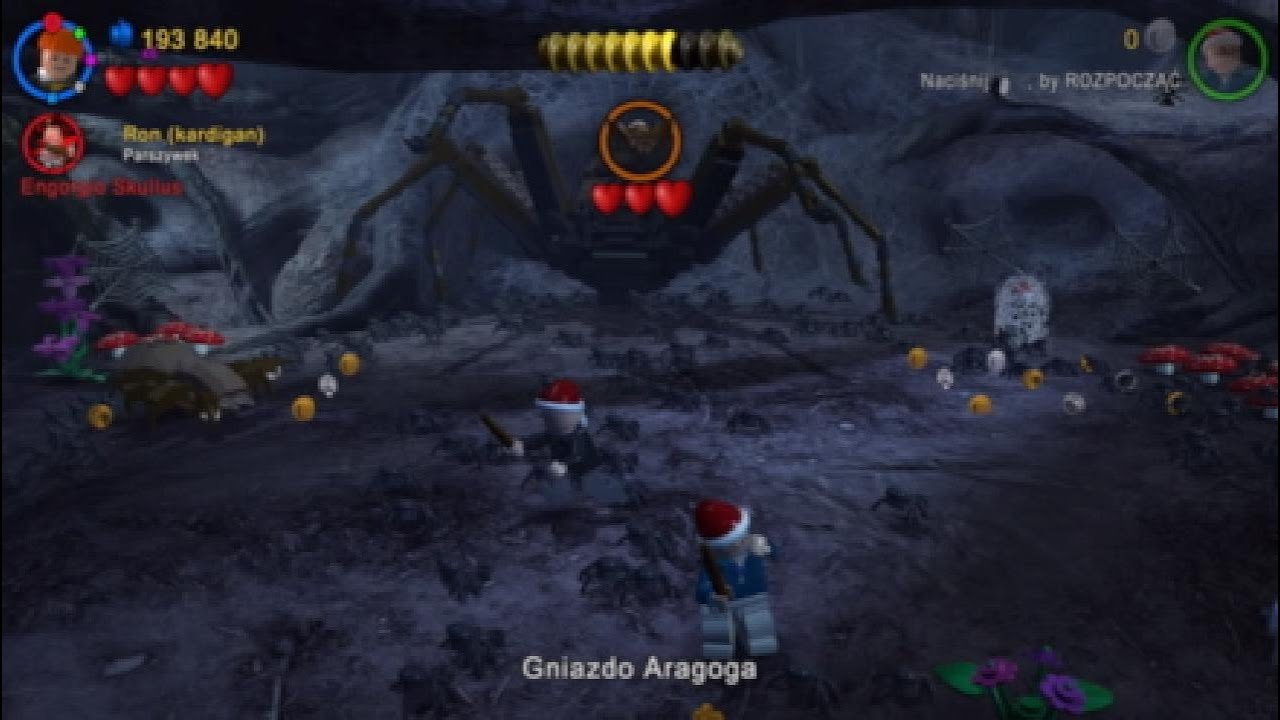 Lego harry potter pająk hagrida aragog