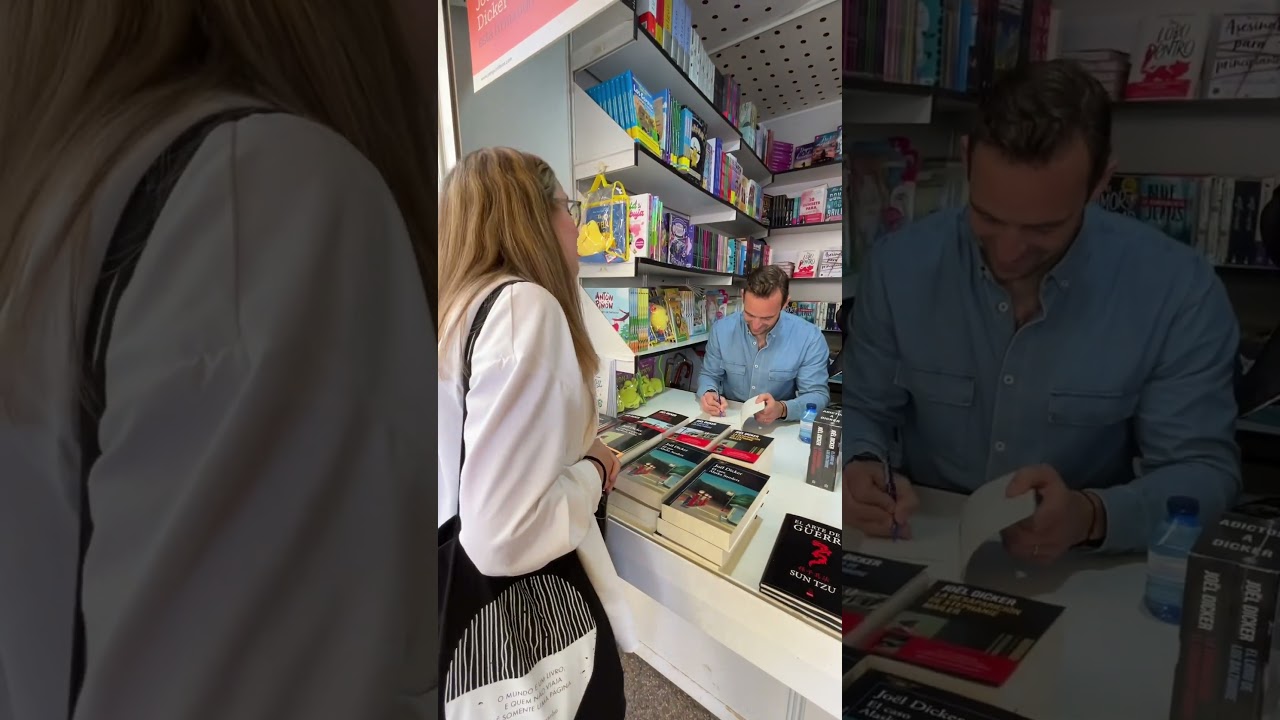 Jo&euml;l Dicker me firma en la Feria del Libro de Madrid 😍📖 #libros #booktube #lecturas #book #books