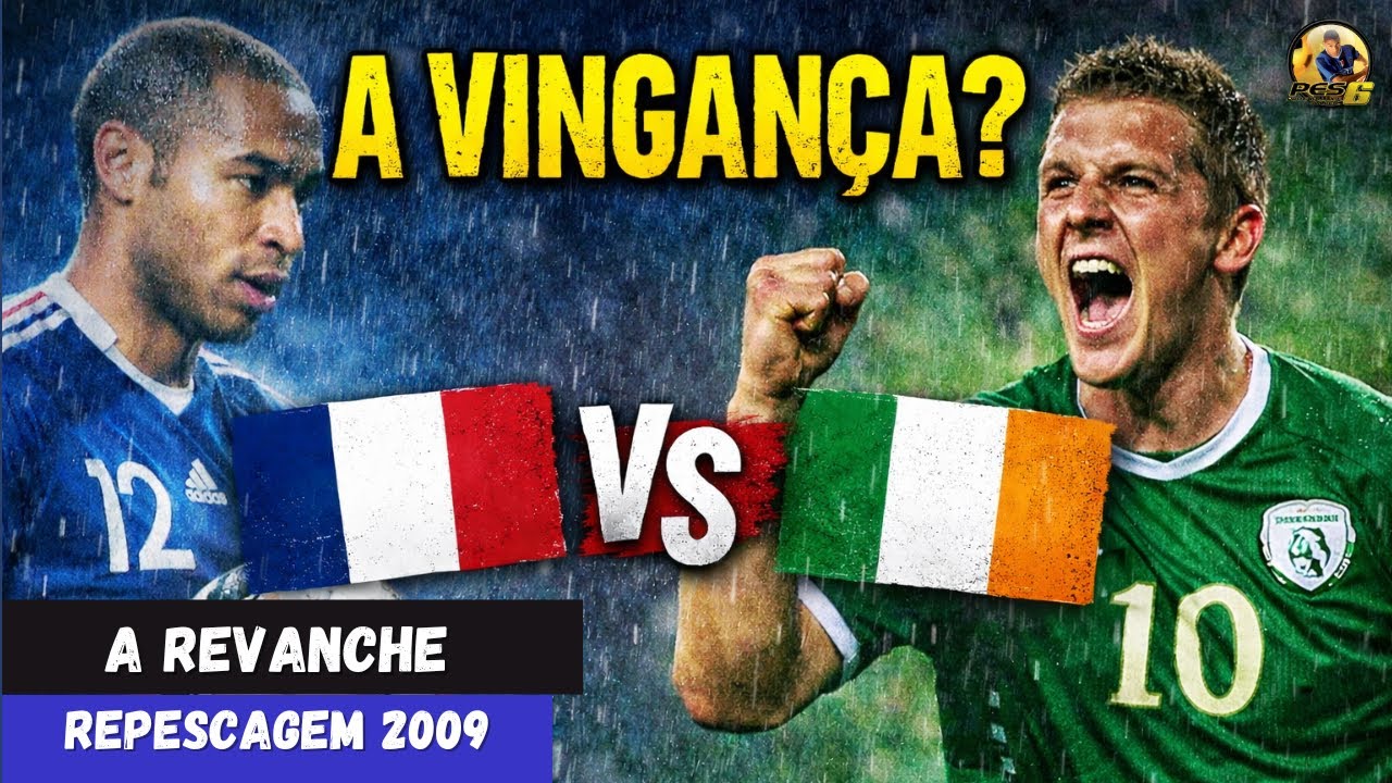 Revanche? França x Irlanda | Repescagem 2009 – PES 6 (60 FPS)