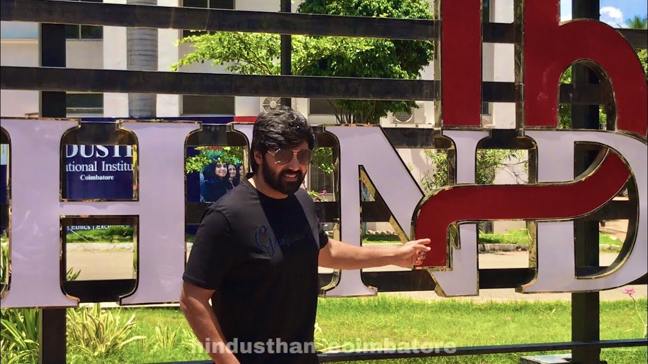 🤩ARYA in HINDUSTHAN🔥 COLLEGE COIMBATORE | Actor Arya #hicas #coimbatore