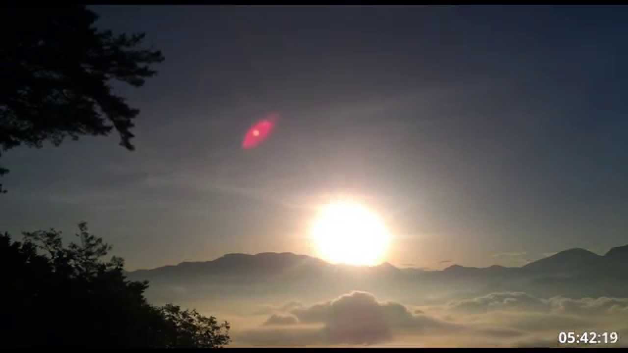 20150714阿里山祝山車站日出縮時攝影