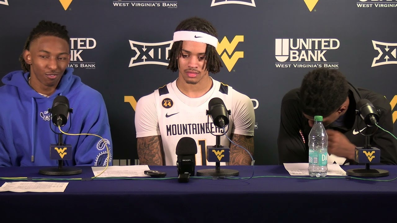WVU Men's Basketball Javon Small Jonathan Powell Sencire Harris 1/4/25
