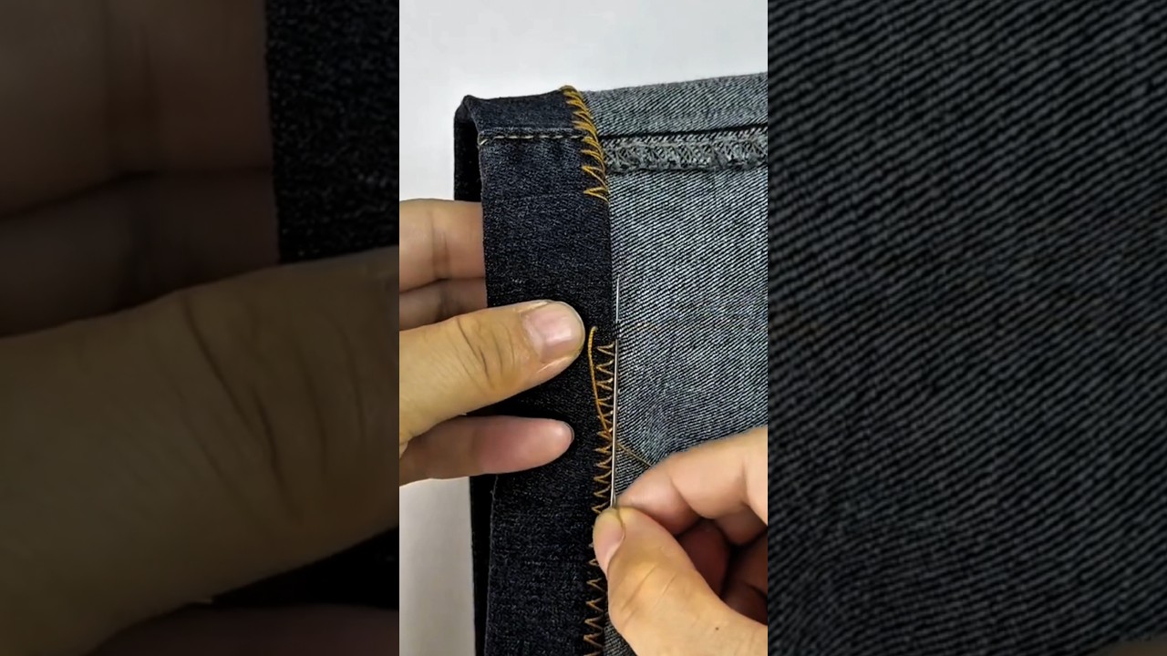 How to hem pants without a machine