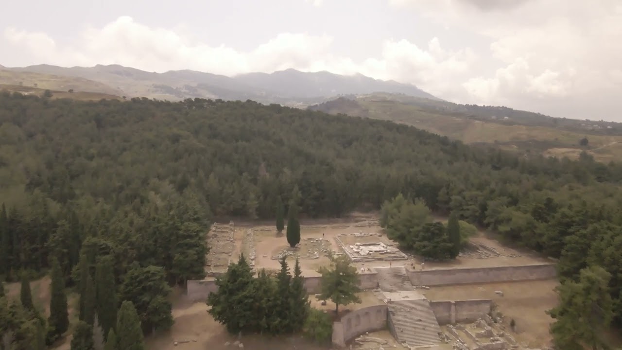 Asklepion of Kos, Greece Drone 4K