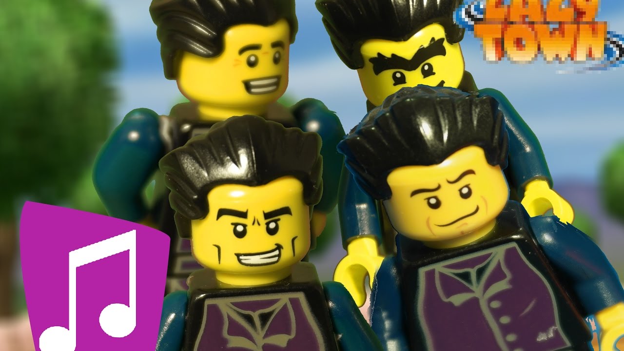 We are number one but it's animated in LEGO