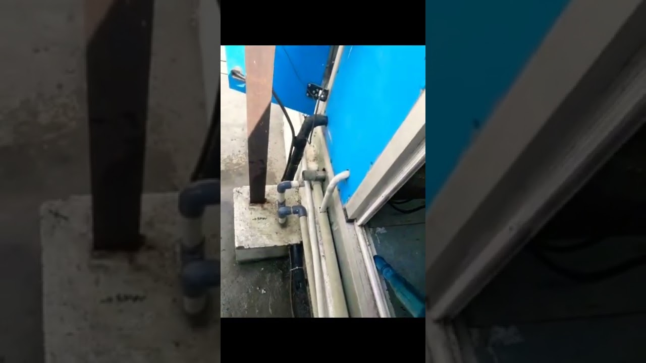 AHU service |central ac service with pump #airconditioner #airconditioningservice#shorts#acservicing