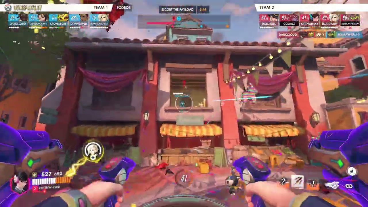 dva 4k bomb ^_^ by KITTENWHISKR — Overwatch Replay FQDBQB