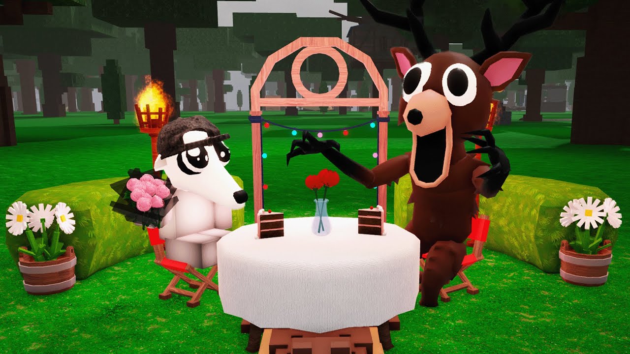 I HAD A DATE WITH A DEER.. 99 NIGHTS IN THE FOREST ROBLOX