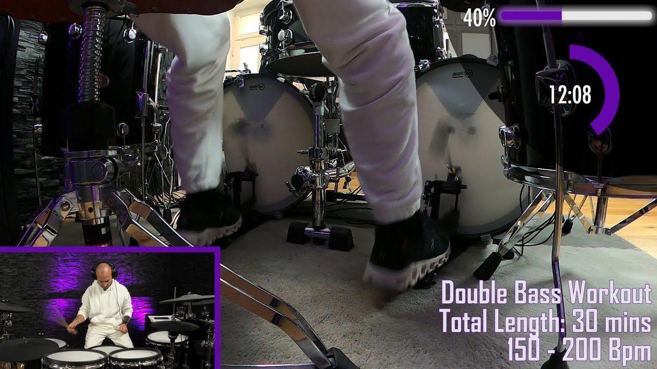 Double Bass Endurance Practice - Axis Pedals | Stream 1