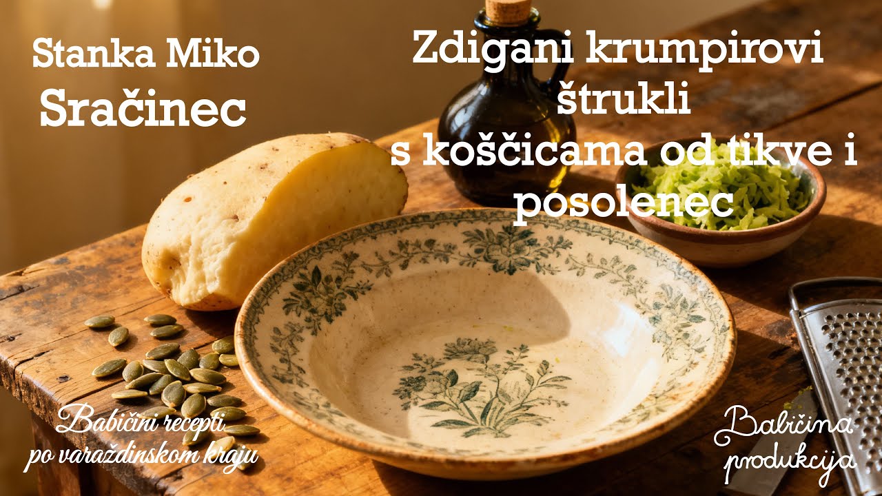 Babičini recepti po Varaždinu: Sračinec: Stanka Miko–Zdigani štruklji s koščicami i posolenec