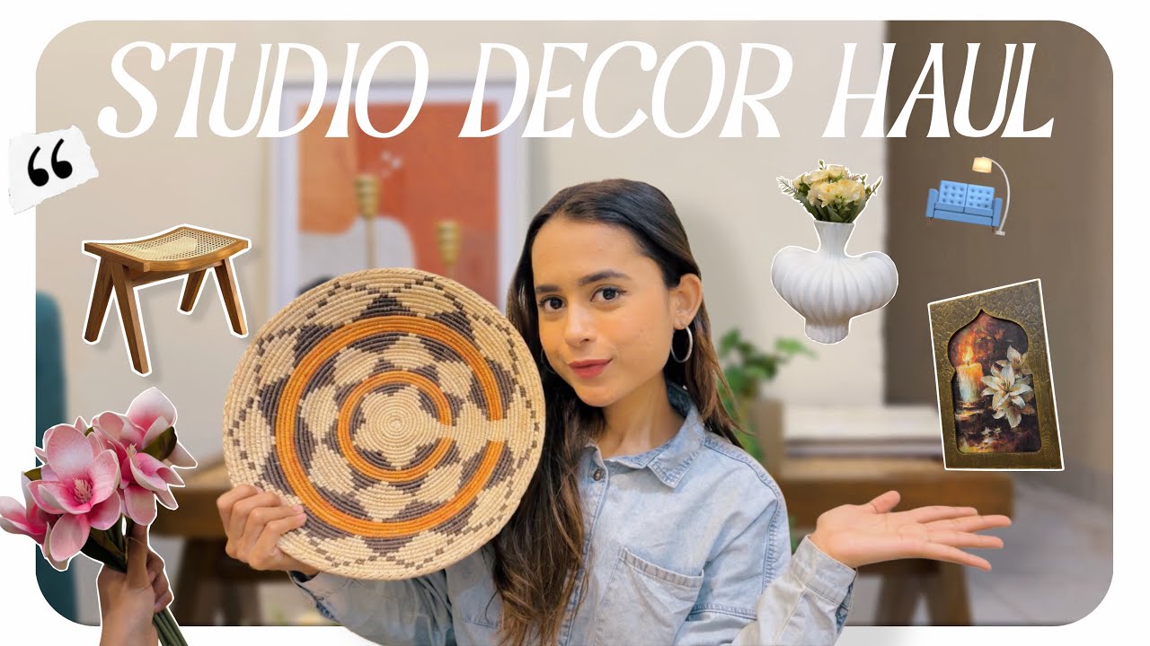 HUGE DECOR HAUL 🛋️🪷🪑 // Studio Makeover Series “Ep 2”