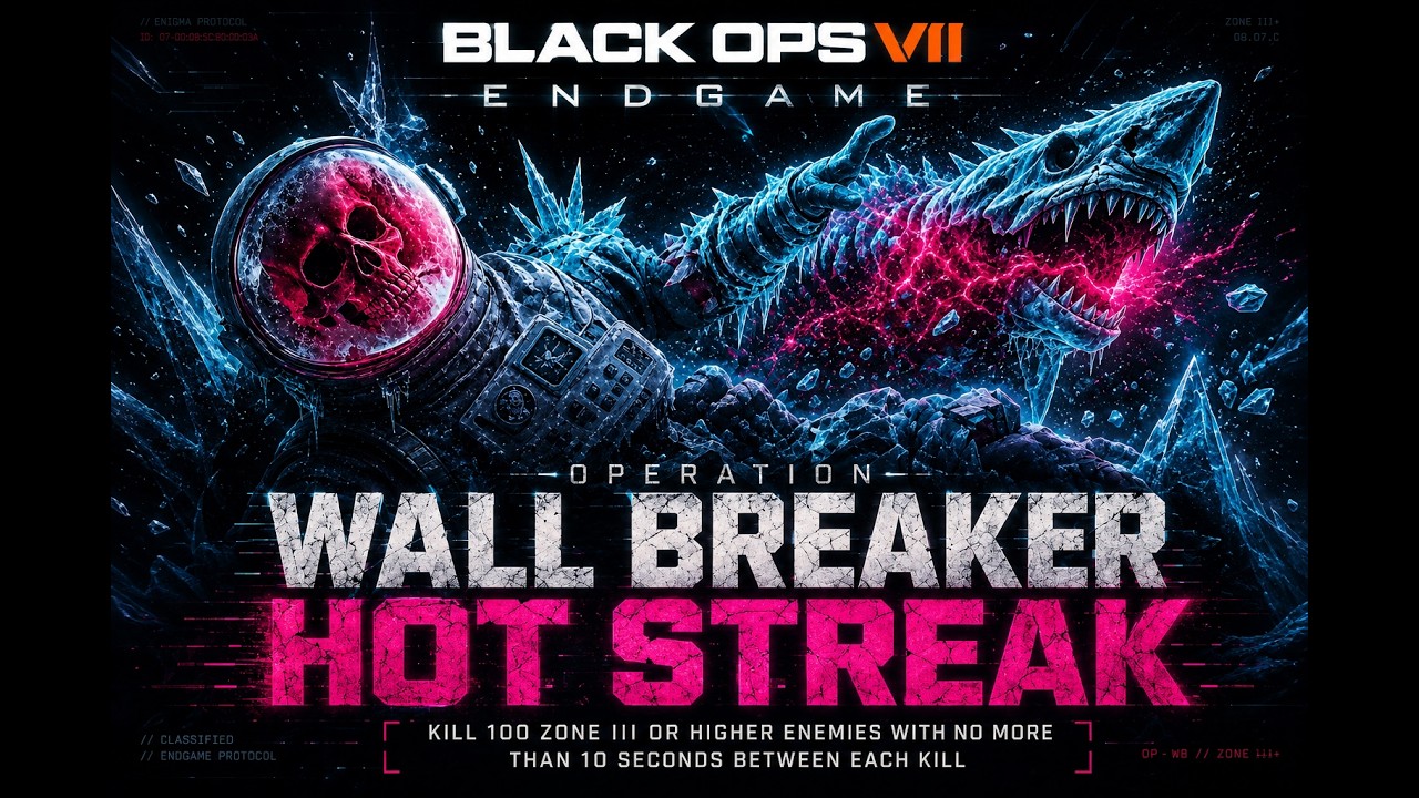 🔥 HOT STREAK CALLING CARD UNLOCKED! | Operation Wall Breaker Guide | Black Ops 7 Zombies Endgame