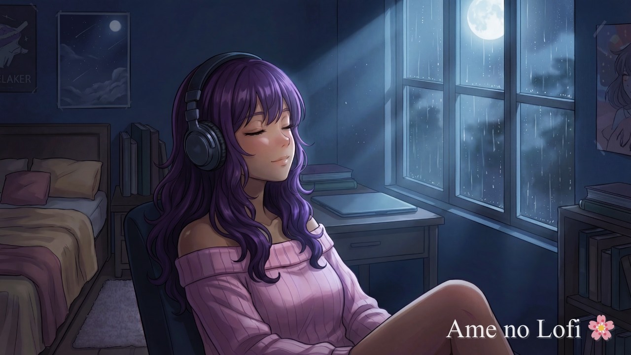 Sunday Silence 🌑 Slow Lofi for Emotional Reset