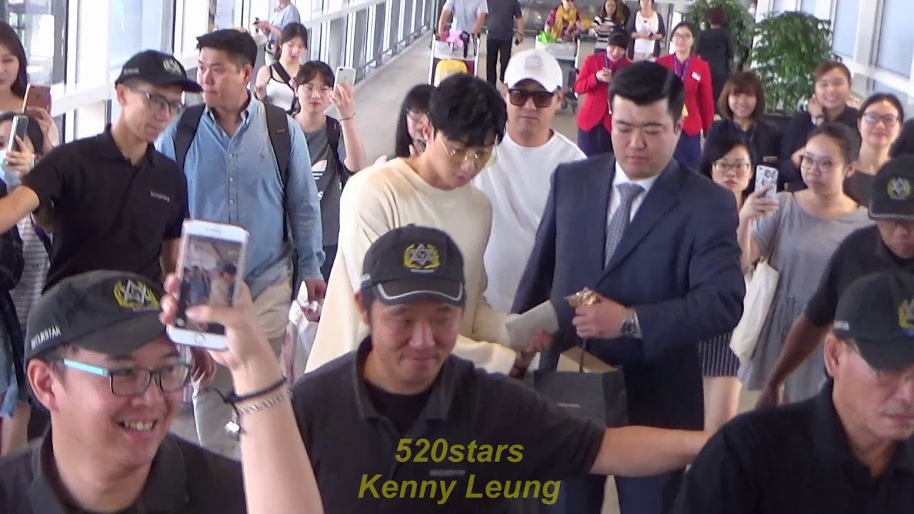 朴敘俊Park Seo Jun(박서준) (パク・ソジュン) Hong Kong Airport Arrival 20170929