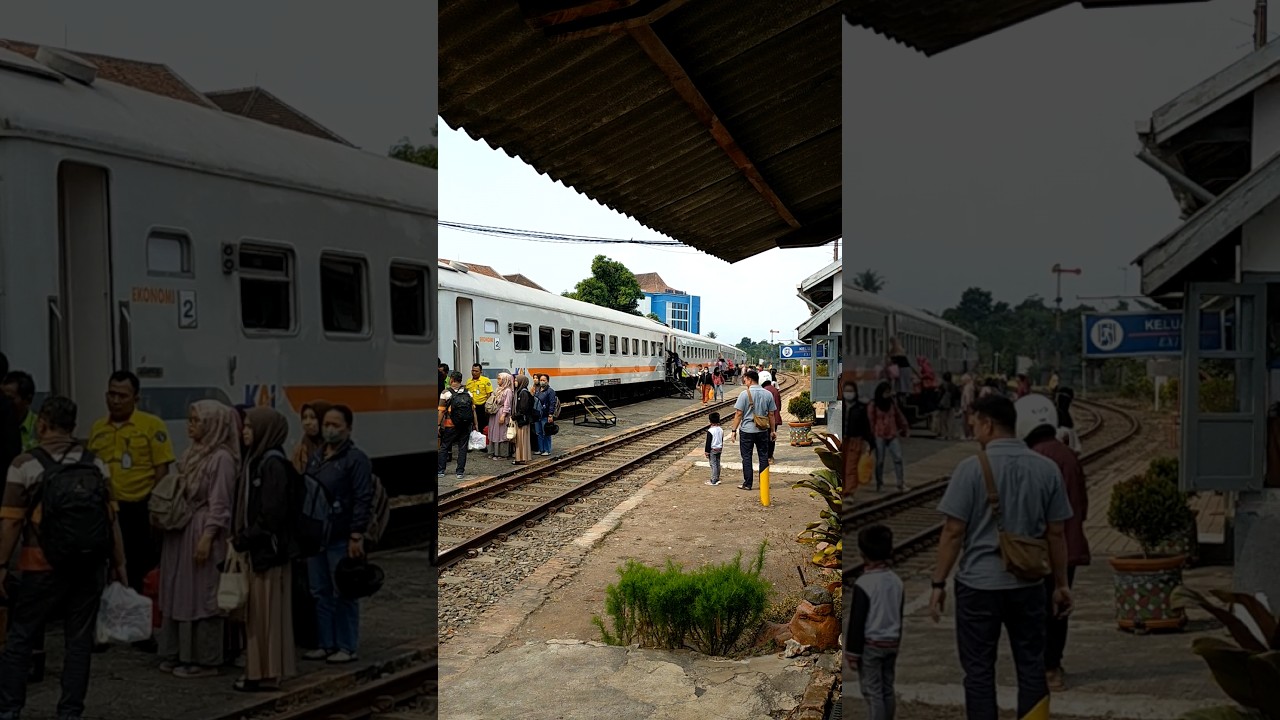 RAMAINYA NAIK TURUN PENUMPANG DI STASIUN SINGOSARI #s_dnr13 #viral #shorts