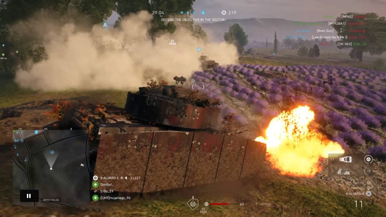Battlefield 5 Panzer IV Tank Gameplay No Commentary (PS4)