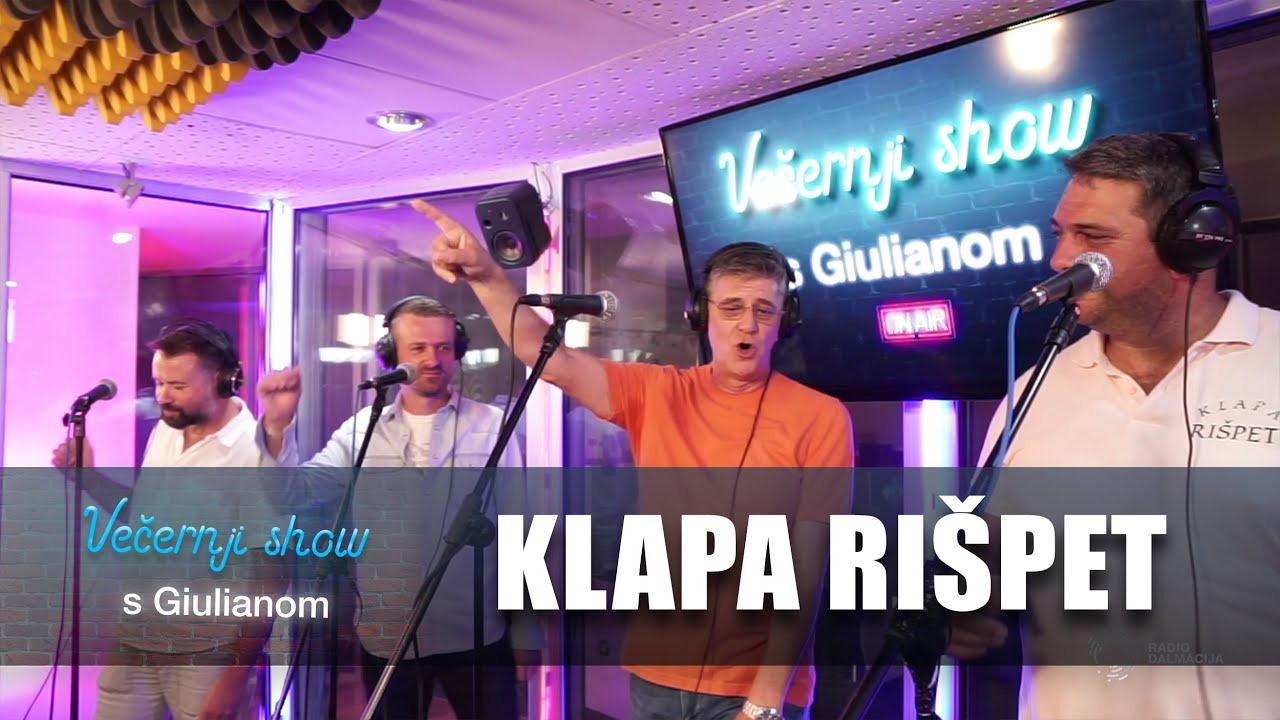Klapa Rišpet - Šta mi ljube oćeš kazat [Večernji show s Giulianom]