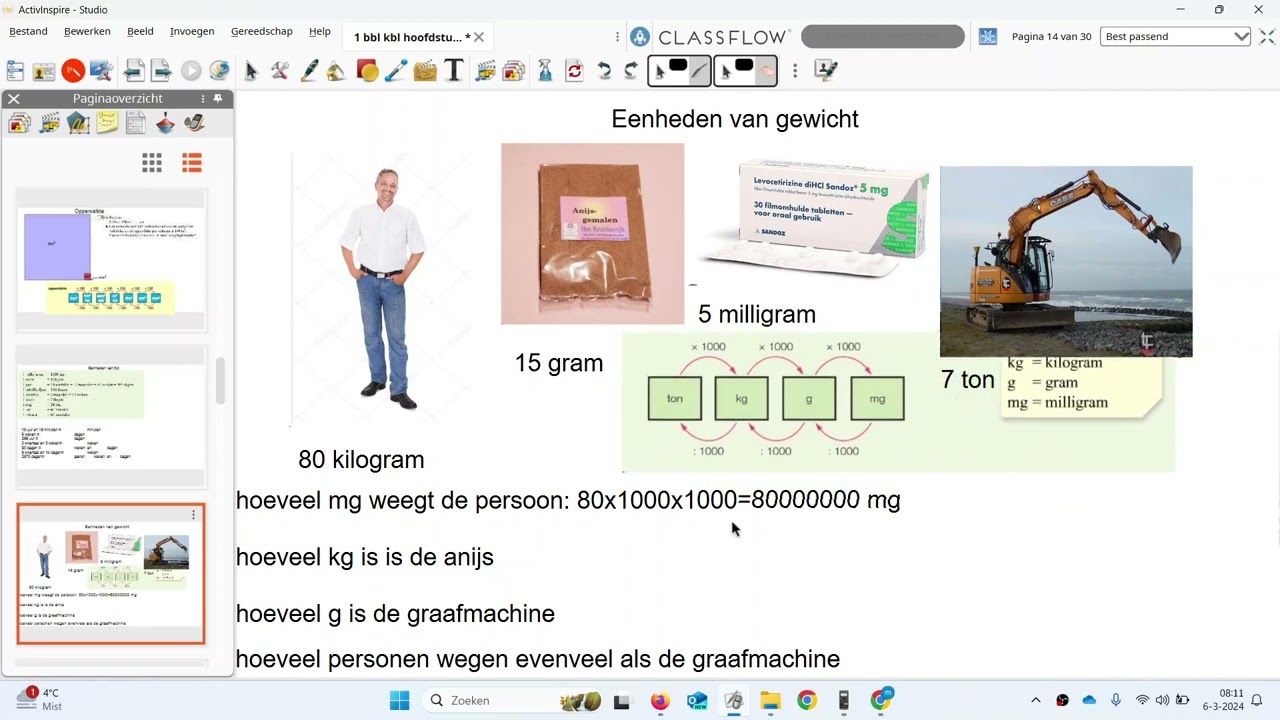 eenheden van gewicht
