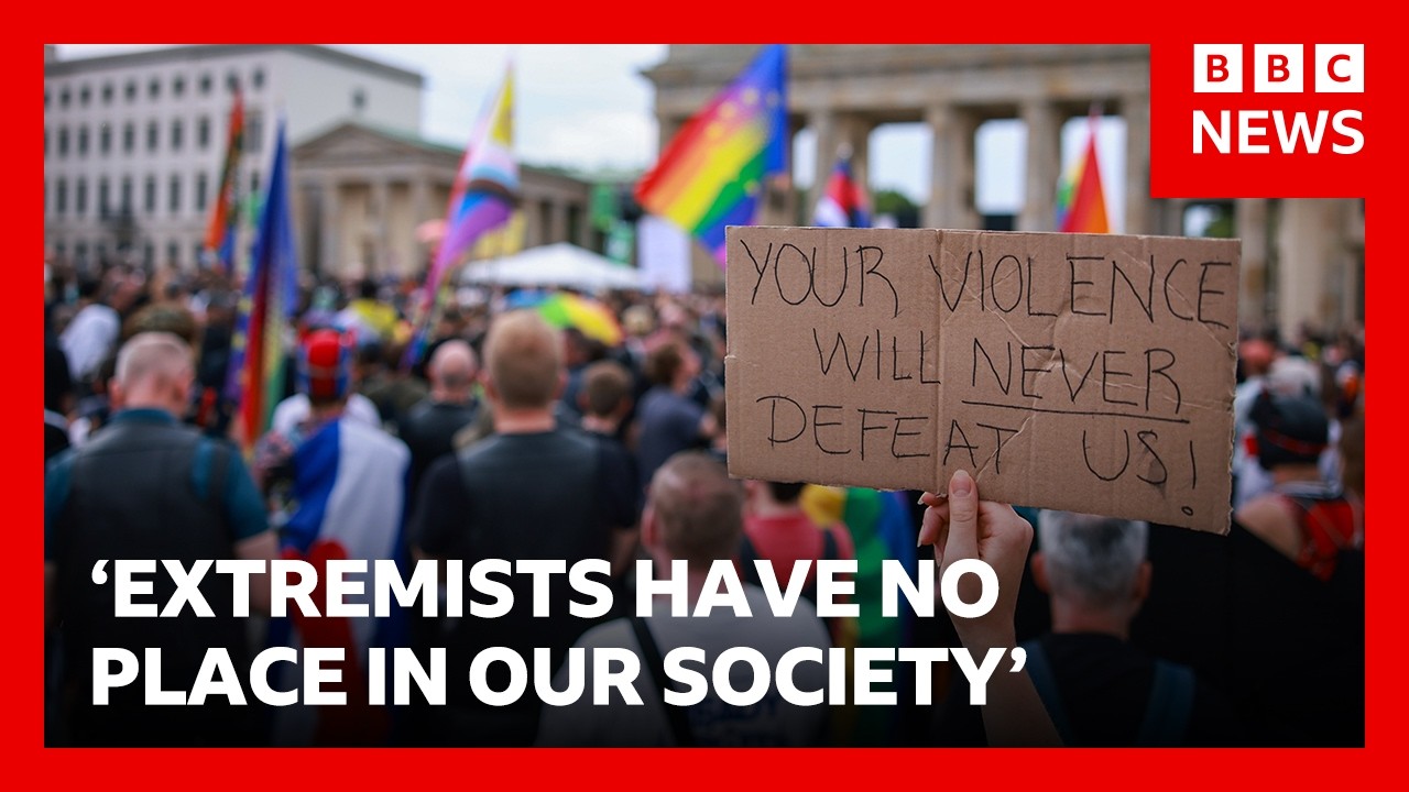 Berlin Pride van ramming likely an 'Islamist terror attack', official says | BBC News