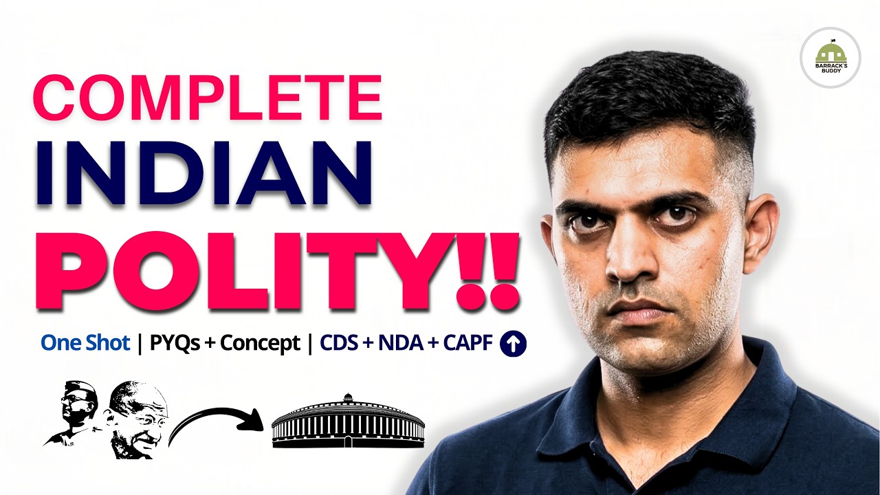 Complete POLITY in ONE CLASS | NDA 1 2026 | CDS 1 2026