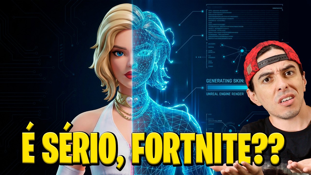 AGORA FERROU - AS SKINS SERÃO GERADAS POR IA NO FORTNITE?