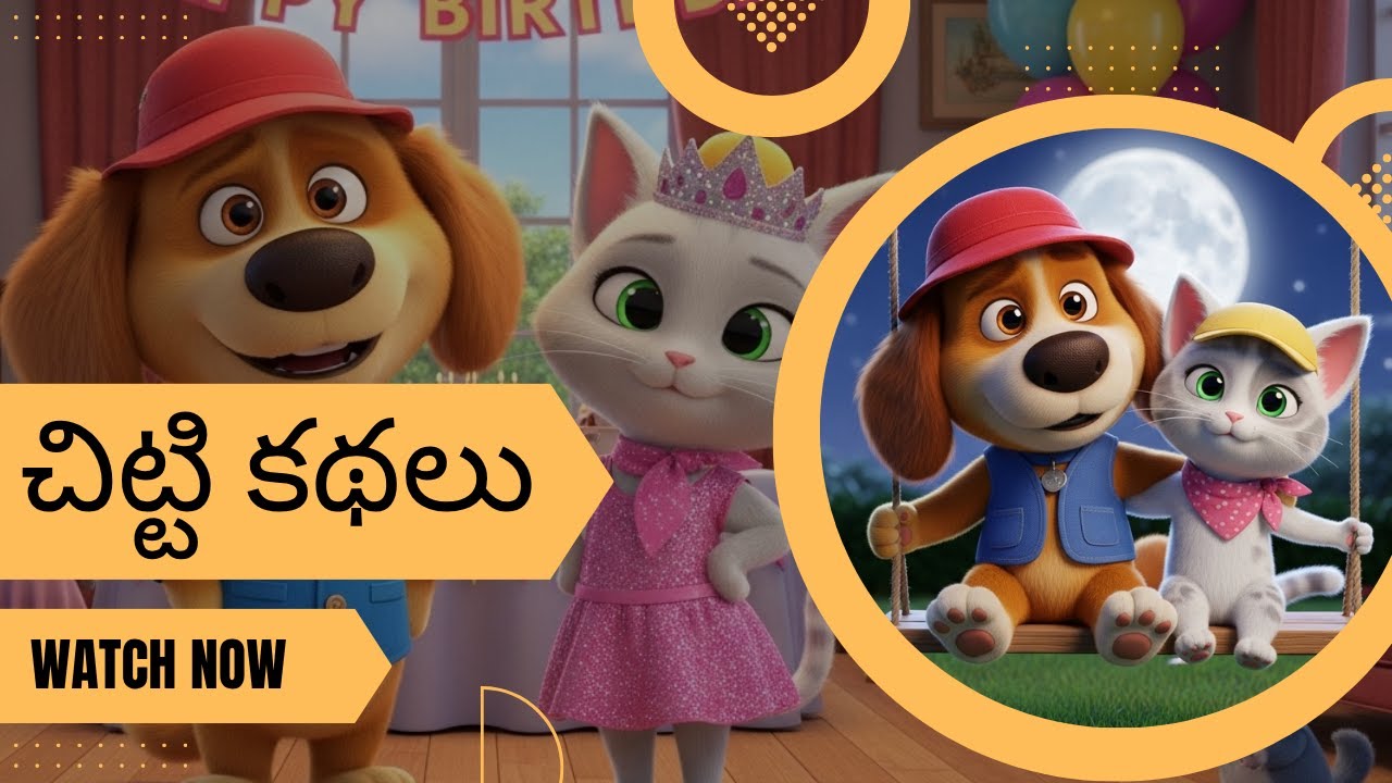 The Sweetest Birthday Party! Dog & Cat Sharing Cake with Friends 🎂✨