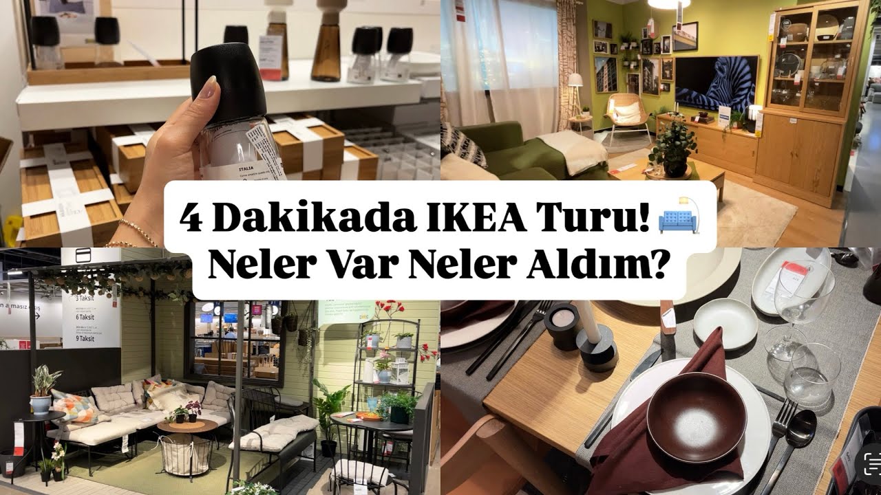 4 Dakikada IKEA Turu! 🛋️ Neler Var Neler Aldım? - 2025 