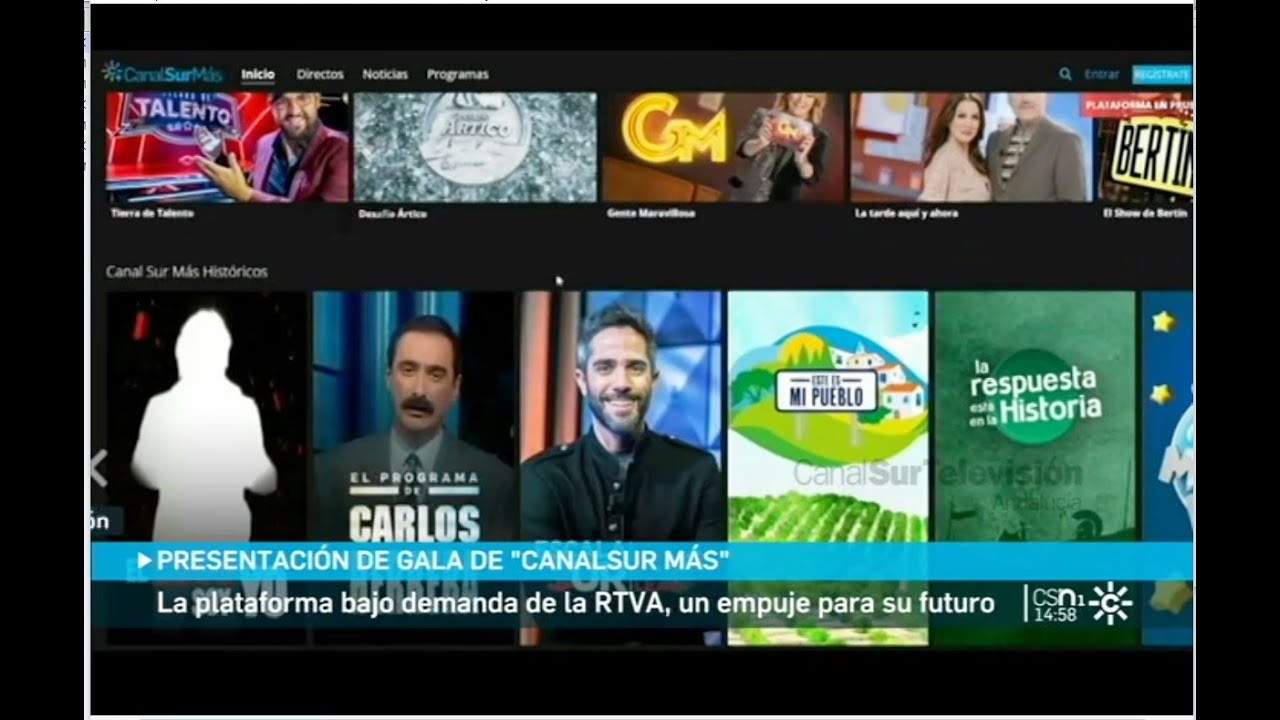 CanalSur M&aacute;s, presentaci&oacute;n de la nueva plataforma de contenidos de la televisi&oacute;n andaluza