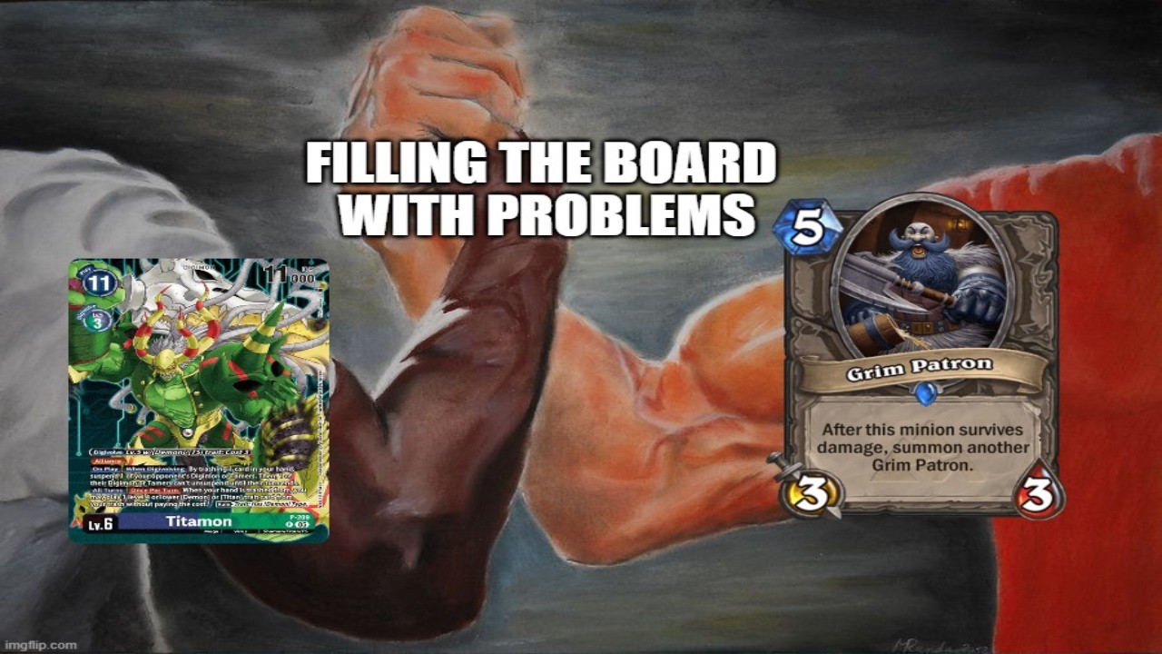 I Heard You Like Wide Boards Ft. Titamon --//-- Digimon TCG jank Decks #1