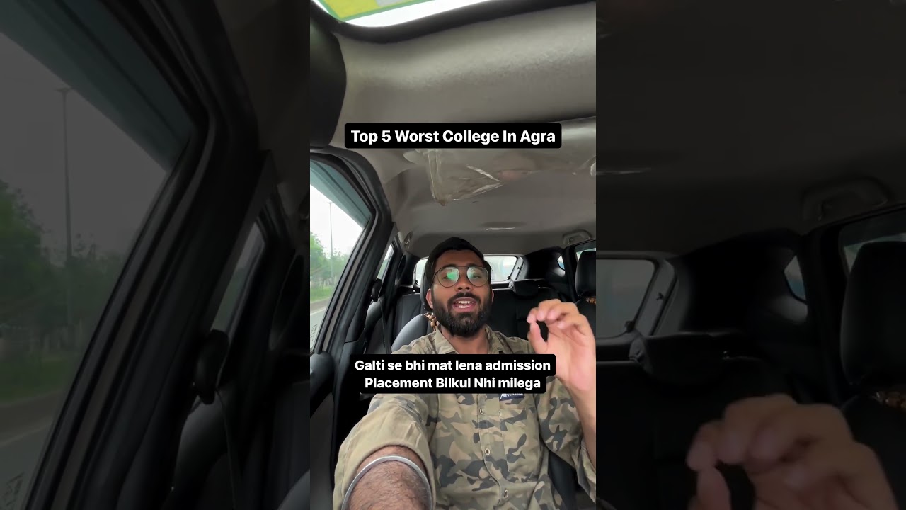 Agra m inn colleges m admission bilkul mat lena Follow for more