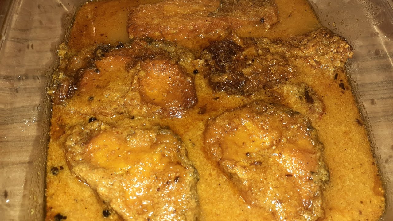 Yogurt fish in simple way with basic ingredients