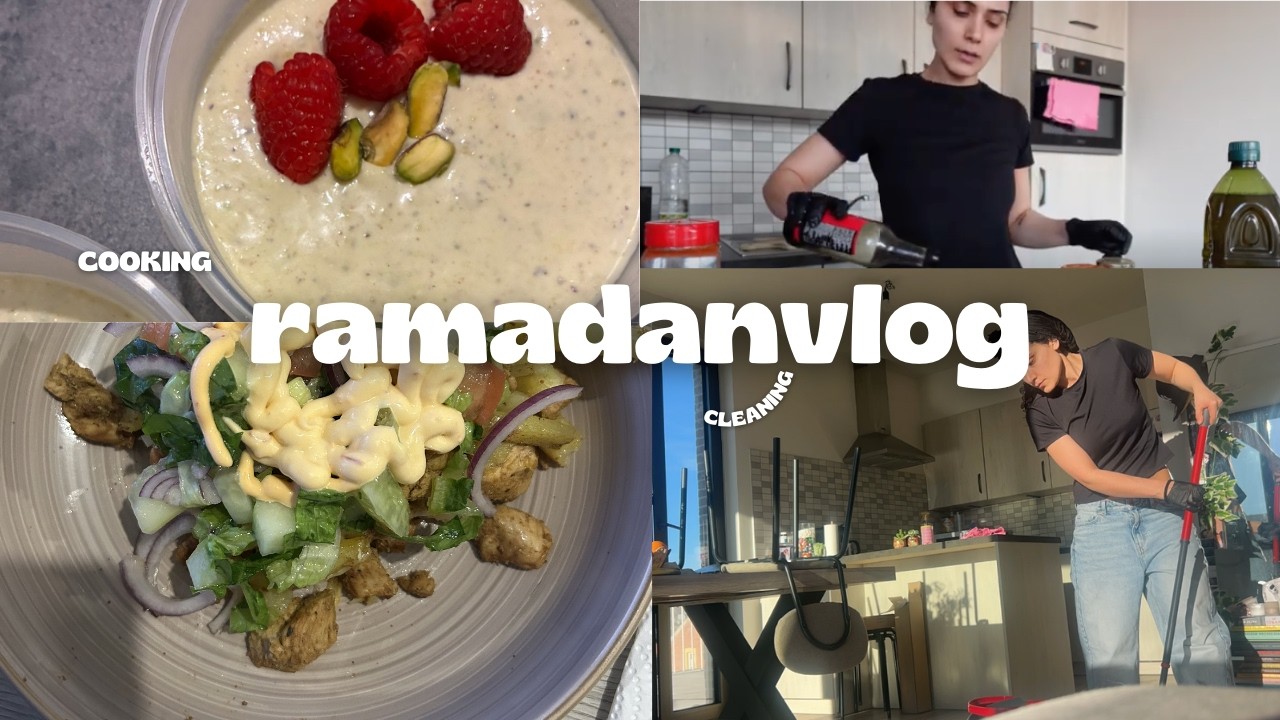 RAMADAN VLOG #1 KOKEN VOOR IFTAR & POETSEN