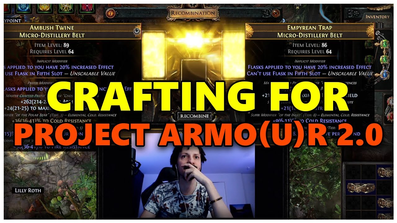 [PoE] Crafting for Project Armo(u)r 2.0 - Stream Highlights #707
