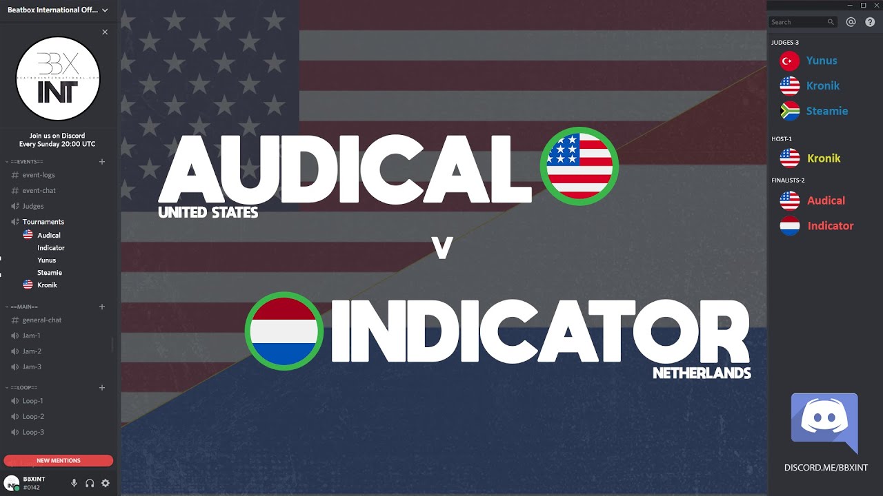 AUDICAL 🇺🇸 vs INDICATOR 🇳🇱 | FINAL | Discord Battle #1