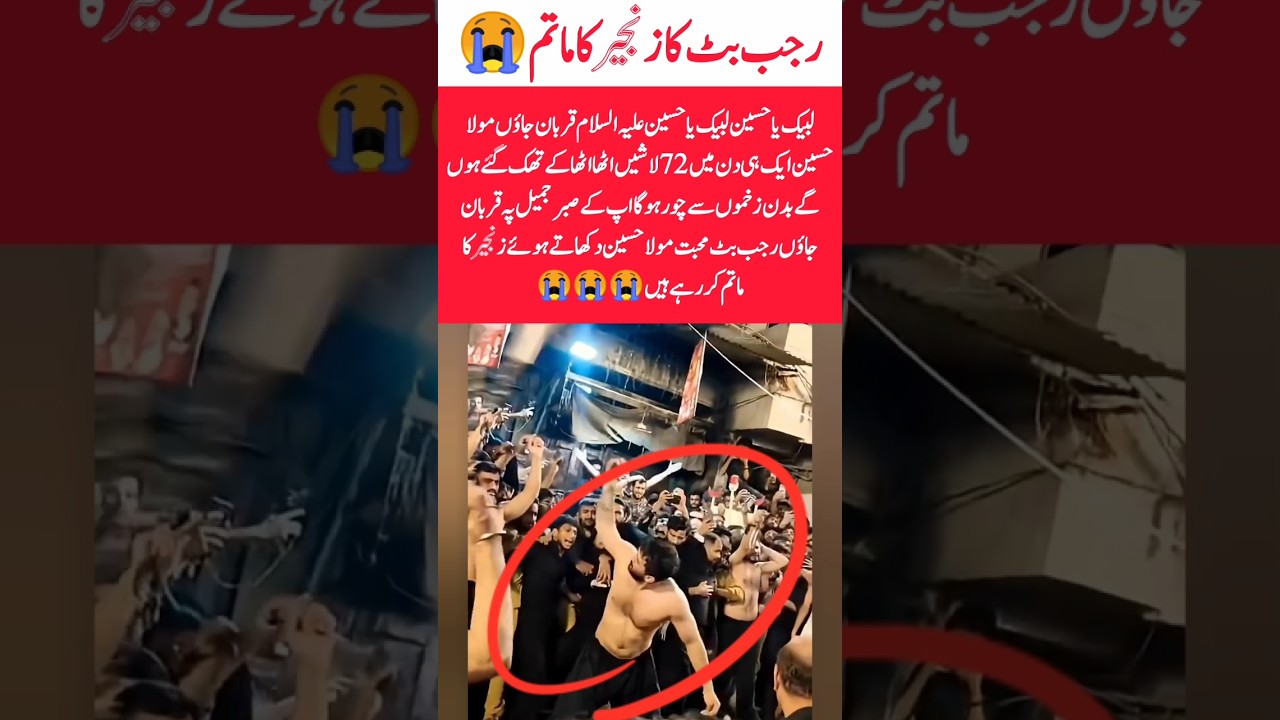 Matam e Hussain| Rajab Family| Azadar e Hussain #shortsfeed #viralvideo #moharam2025 #nohay
