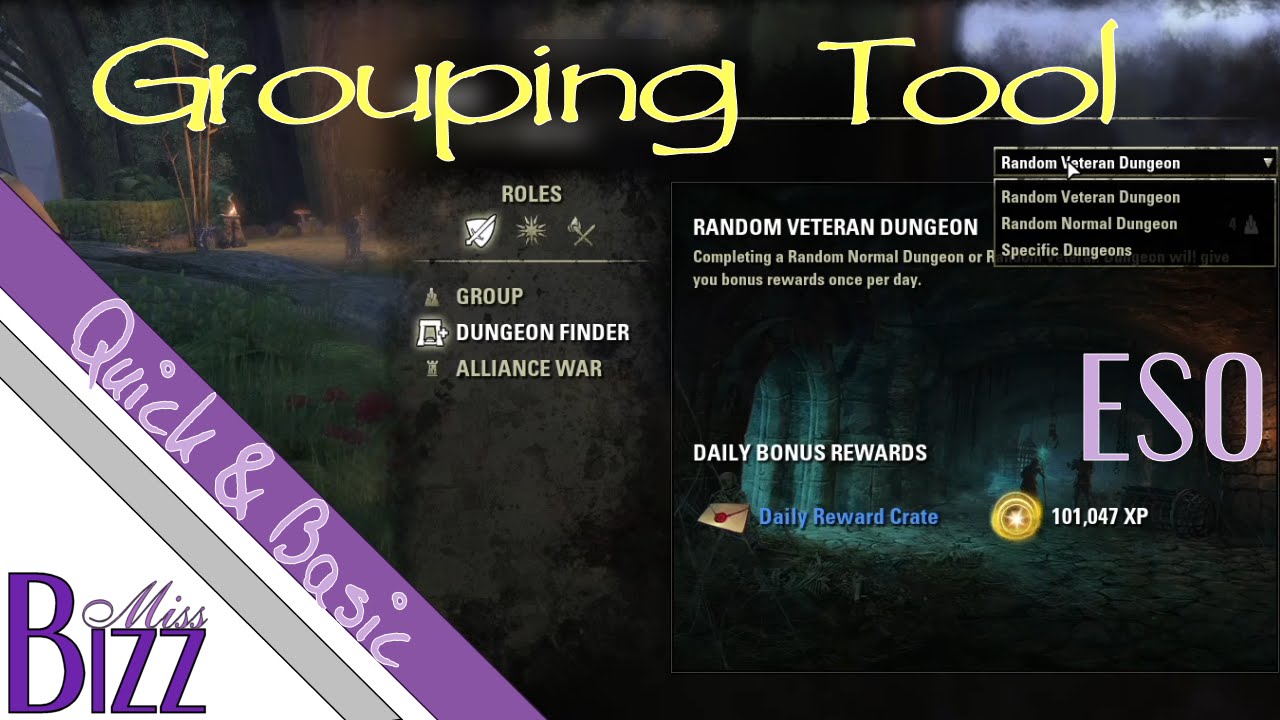How To Use ESO's Grouping Tool - ESO Group Finder - Elder Scrolls Online Dungeon Finder