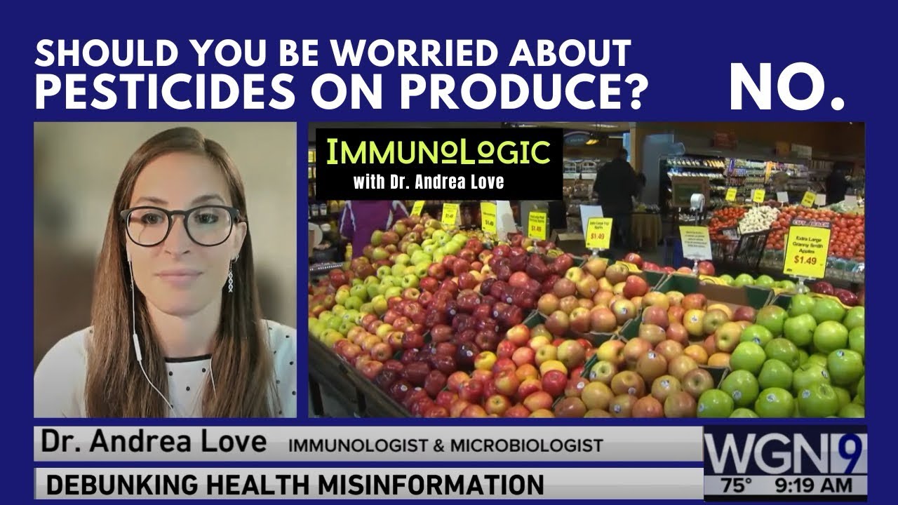 Do you need to fear pesticides on your produce? NO.